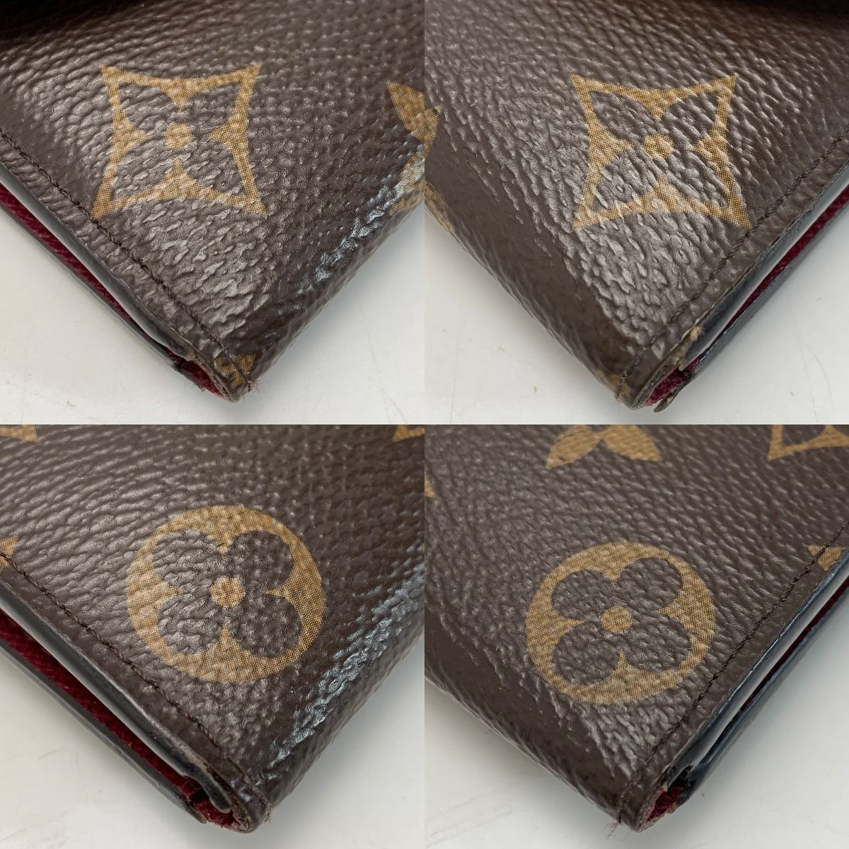 Louis Vuitton Monogram Portefeuille Emily M60697 Fuchsia Long Wallet