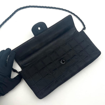 Chanel New Travel Line Choco Bar Shoulder Bag Black — view 3