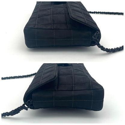 Chanel New Travel Line Choco Bar Shoulder Bag Black — view 7