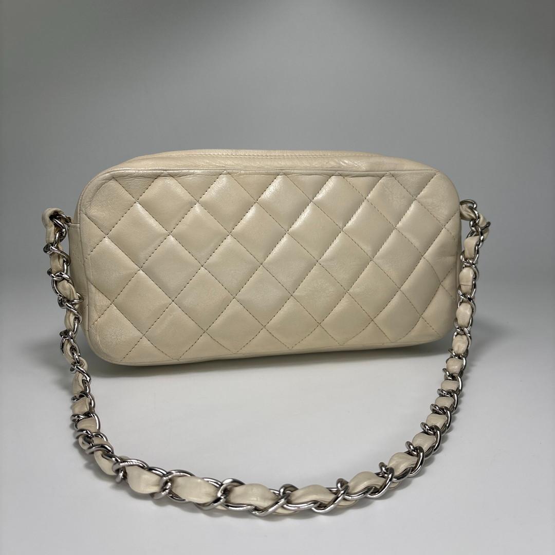 Chanel Quilted Lambskin Chain Shoulder Bag — view 4