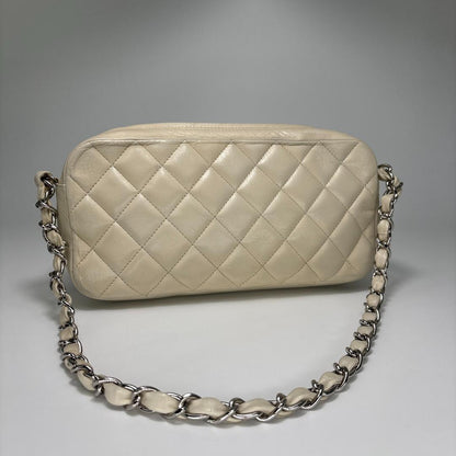 Chanel Quilted Lambskin Chain Shoulder Bag — view 4
