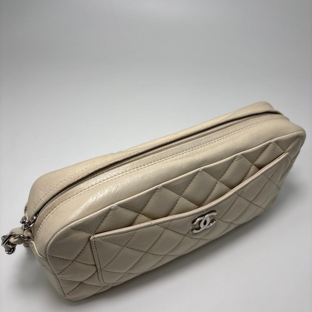 Chanel Quilted Lambskin Chain Shoulder Bag — view 5