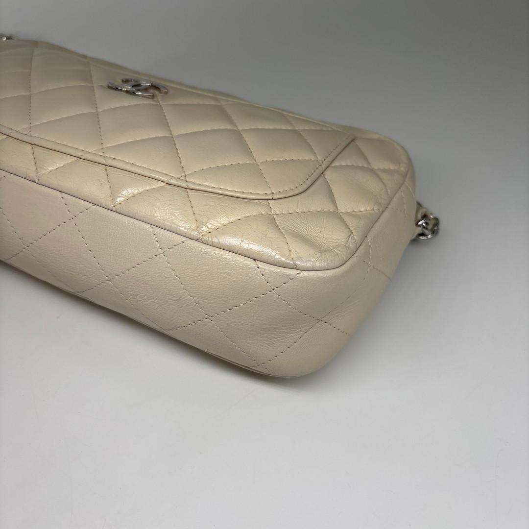Chanel Quilted Lambskin Chain Shoulder Bag — view 7