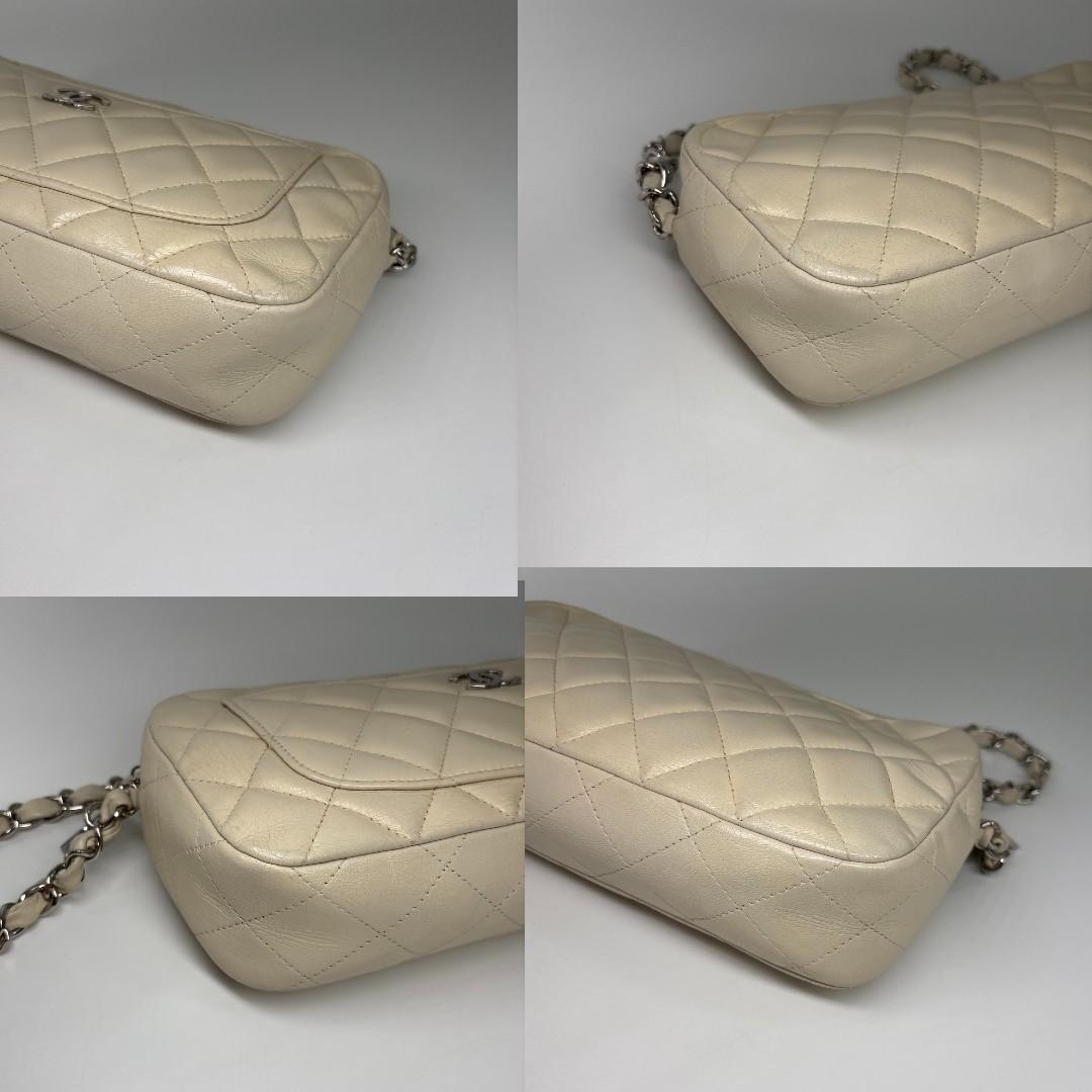 Chanel Quilted Lambskin Chain Shoulder Bag — view 8