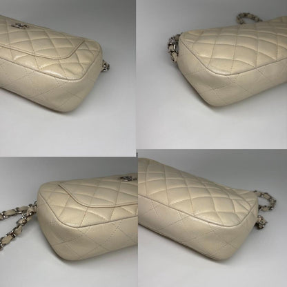 Chanel Quilted Lambskin Chain Shoulder Bag — view 8