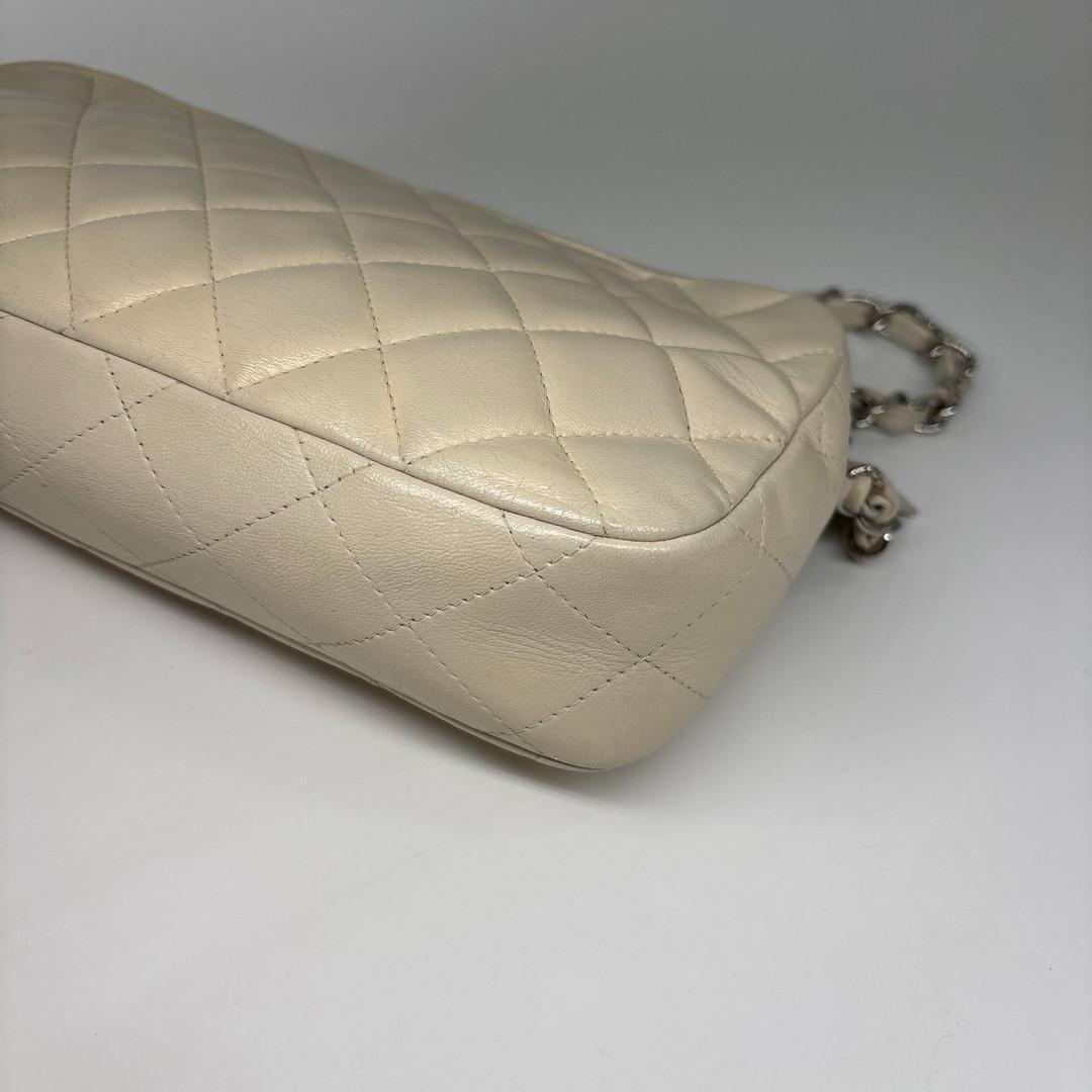 Chanel Quilted Lambskin Chain Shoulder Bag — view 9
