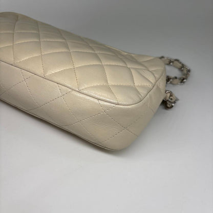 Chanel Quilted Lambskin Chain Shoulder Bag — view 9