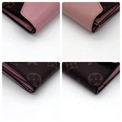Louis Vuitton Monogram Portefeuille Zoe Rose Ballerine Trifold Wallet — view 8
