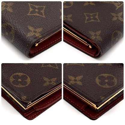 Louis Vuitton Monogram Viennois Fold Wallet Compact Bifold — view 8