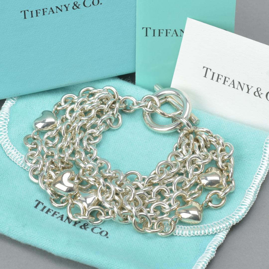 Tiffany & Co Heart 5 Bracelet Silver
