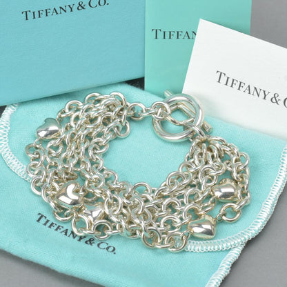 Tiffany & Co Heart 5 Bracelet Silver