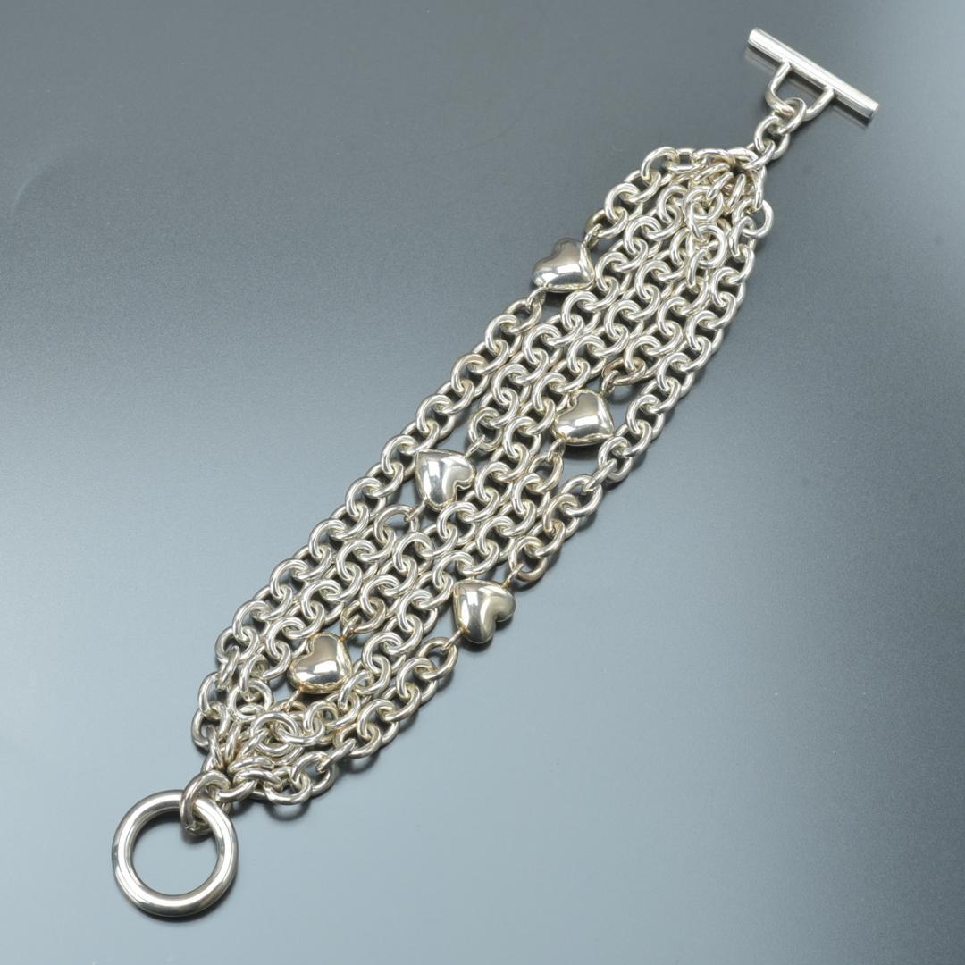 Tiffany & Co Heart 5 Bracelet Silver — view 2
