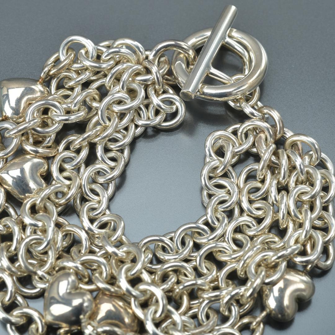 Tiffany & Co Heart 5 Bracelet Silver — view 7