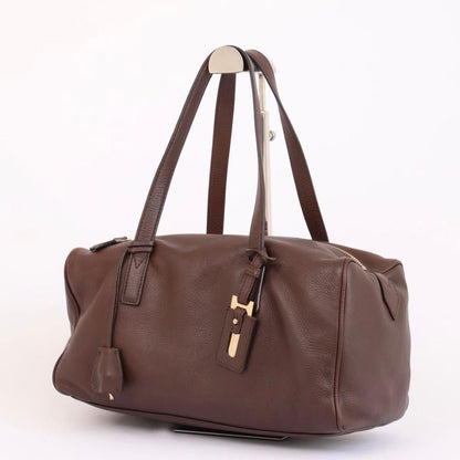 Max Mara Maxmara Shoulder Bag Mini Boston Leather Brown — view 2
