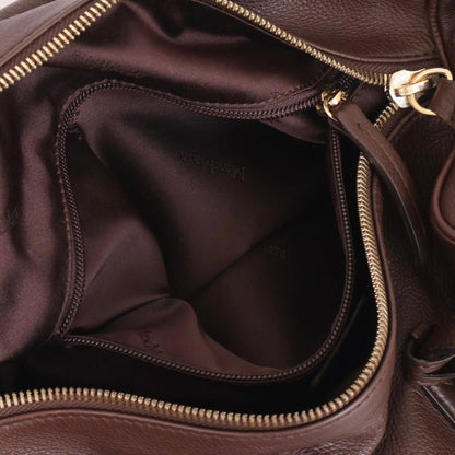 Max Mara Maxmara Shoulder Bag Mini Boston Leather Brown — view 4
