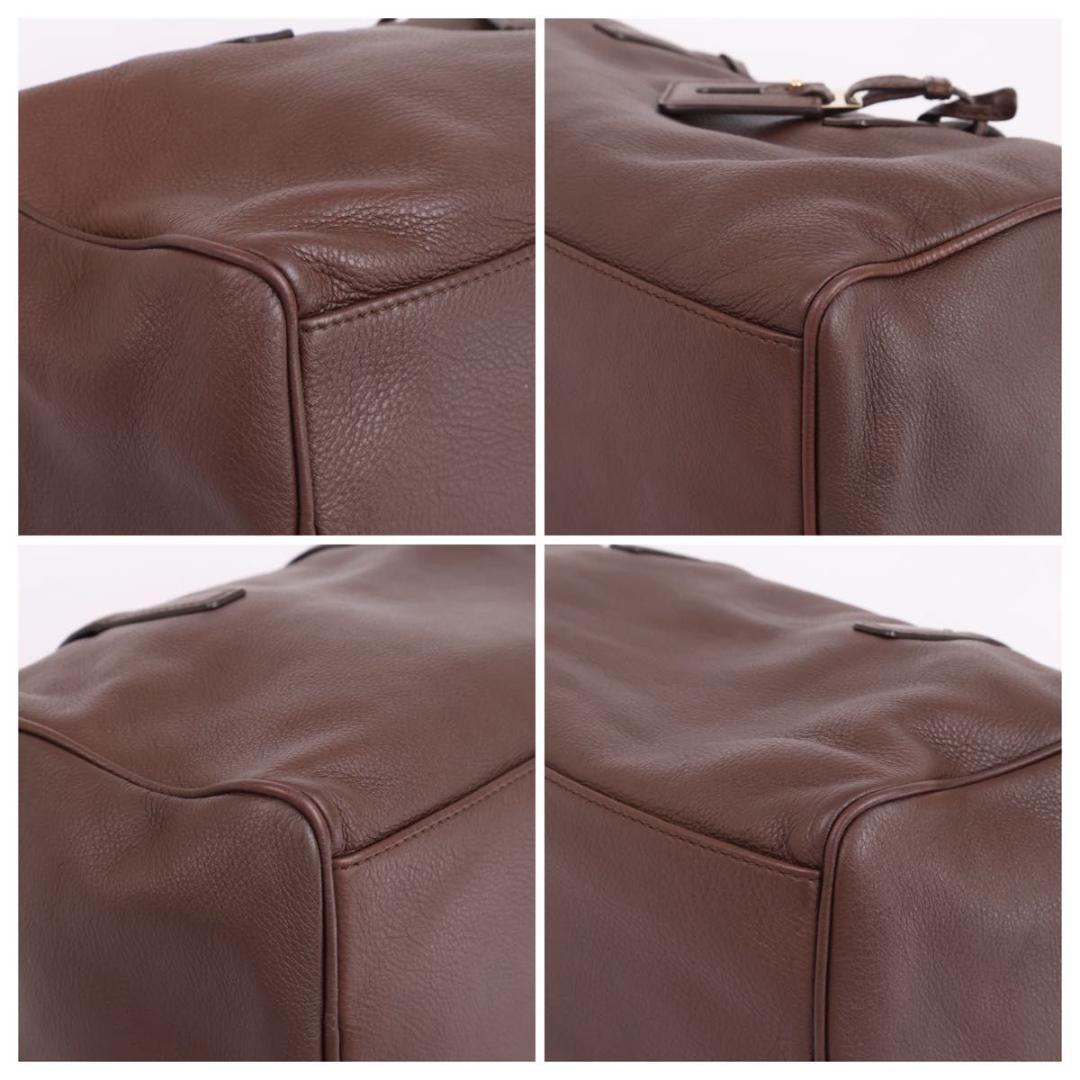 Max Mara Maxmara Shoulder Bag Mini Boston Leather Brown — view 7