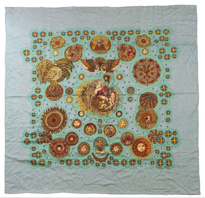 Hermes Cashmere X Silk 140 Large Shawl Scarf