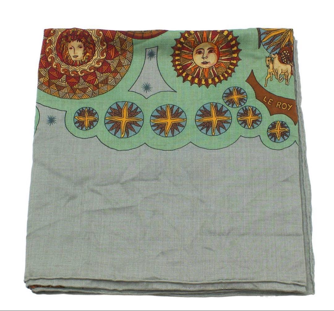 Hermes Cashmere X Silk 140 Large Shawl Scarf