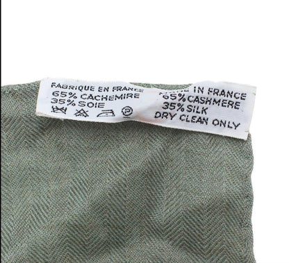 Hermes Cashmere X Silk 140 Large Shawl Scarf