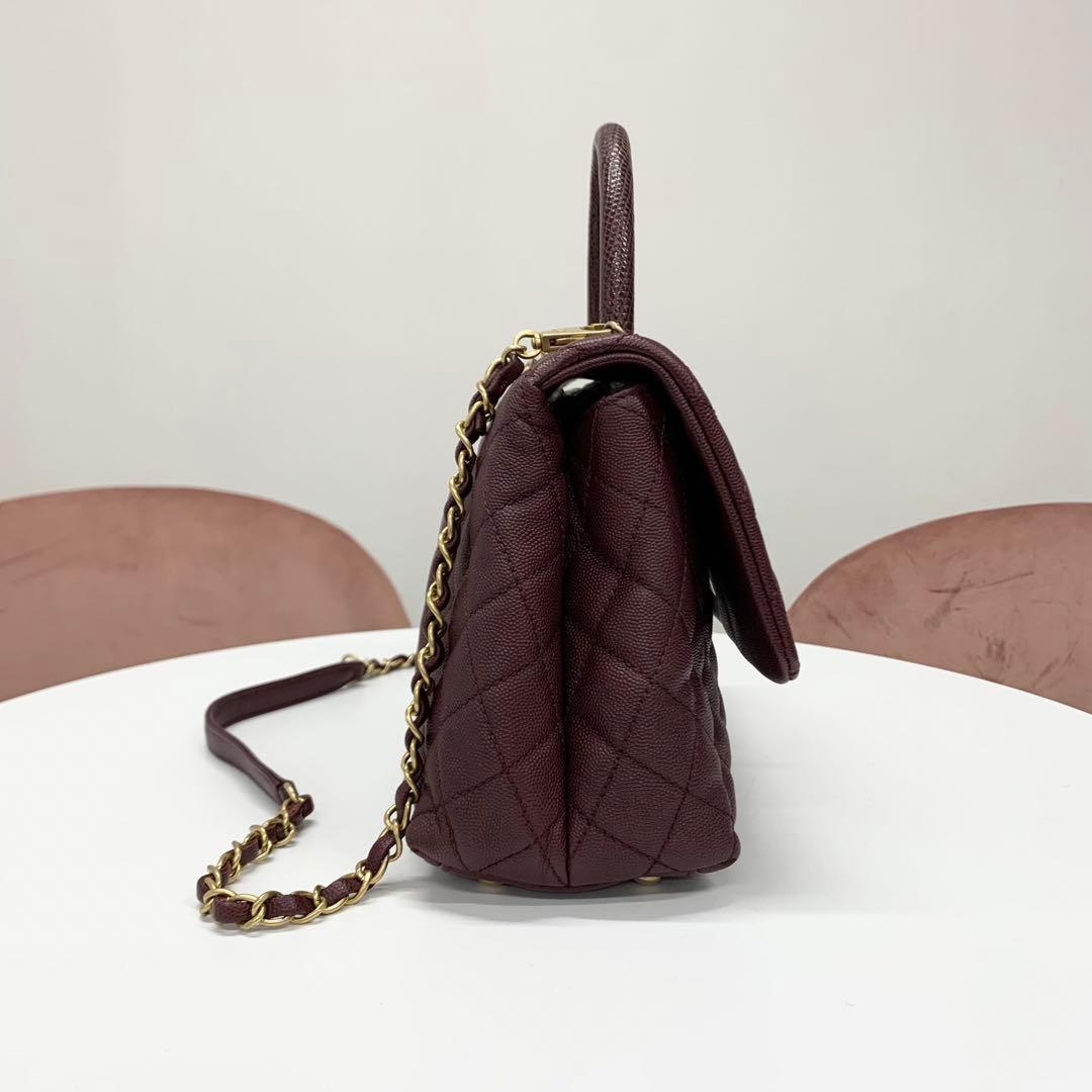 Chanel Quilted Coco Handle 29 CC Logo Shoulder Bag — view 2