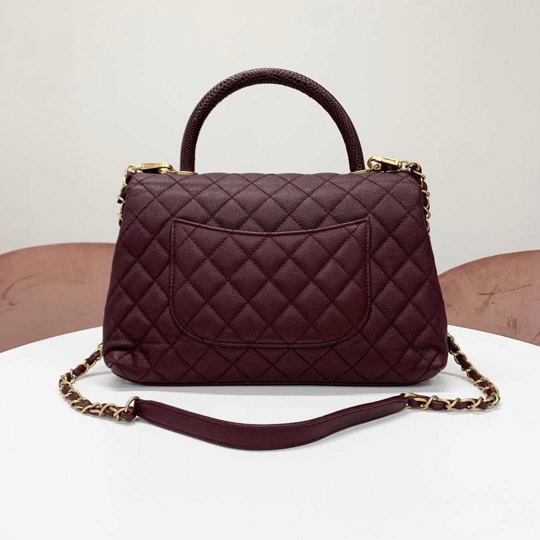 Chanel Quilted Coco Handle 29 CC Logo Shoulder Bag — view 3