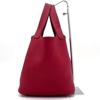 Hermes Picotin Lock 22 Rouge Casaque Red Handbag — view 4