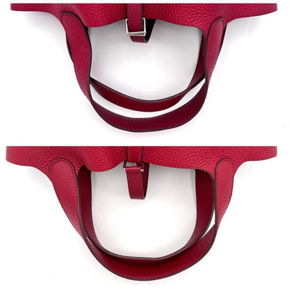 Hermes Picotin Lock 22 Rouge Casaque Red Handbag — view 7