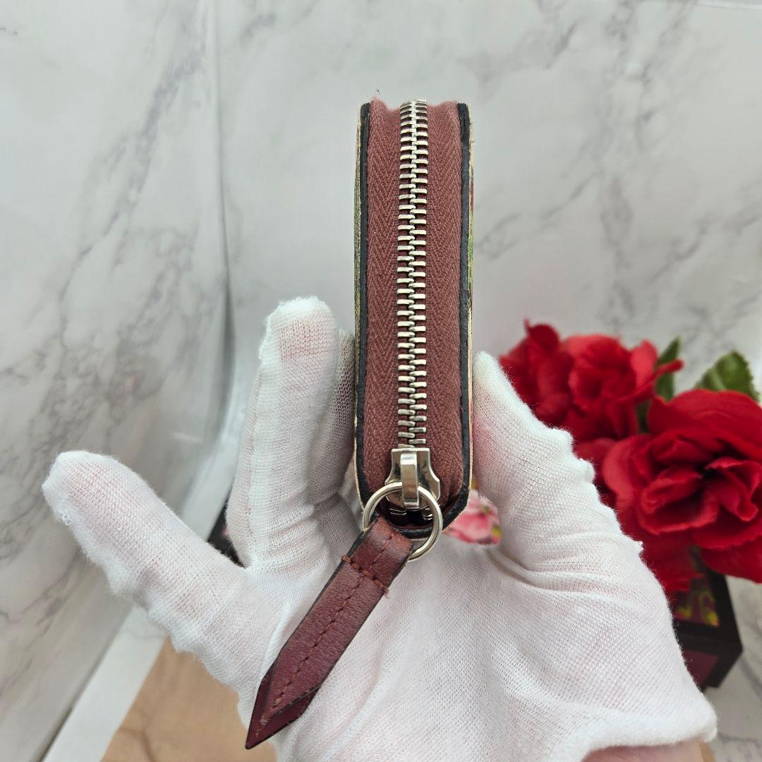 Gucci Zip Around Wallet Blooms Flower Pink — view 8
