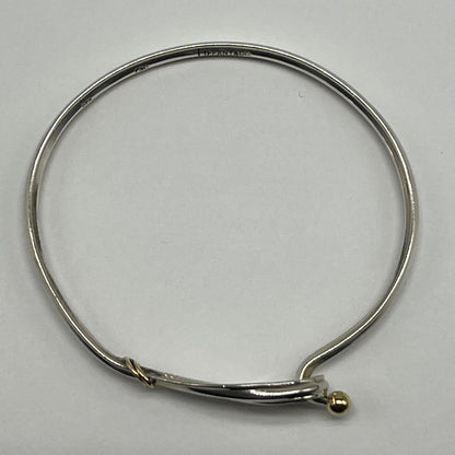 Tiffany & Co Hook and Eye Bangle Silver YG Vintage Bracelet — view 6