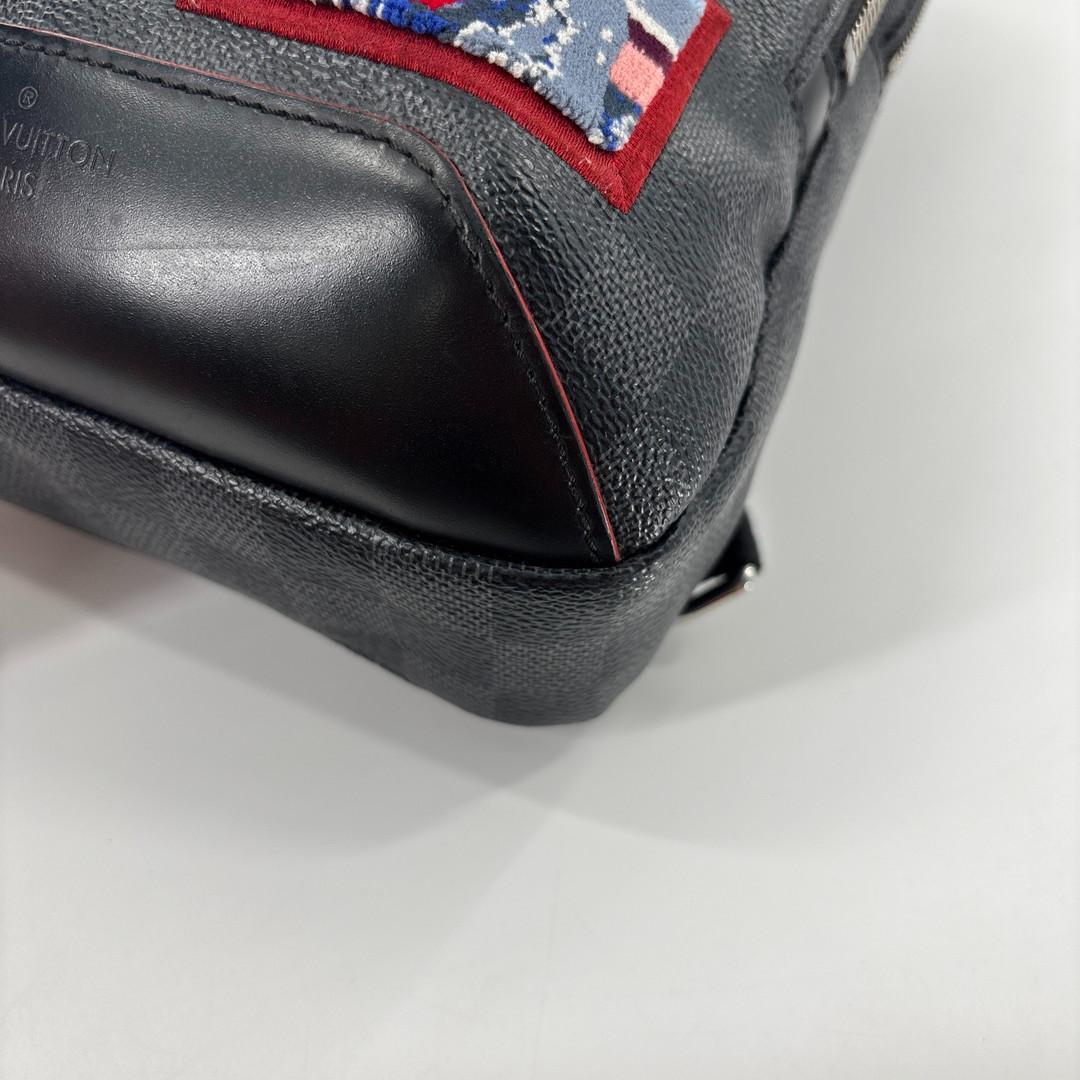 Louis Vuitton Super Damier Graphite Alps Sling — view 8