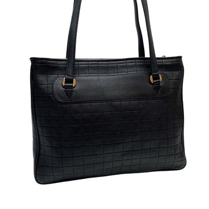Celine Triomphe Quilted Leather Shoulder Tote — view 3