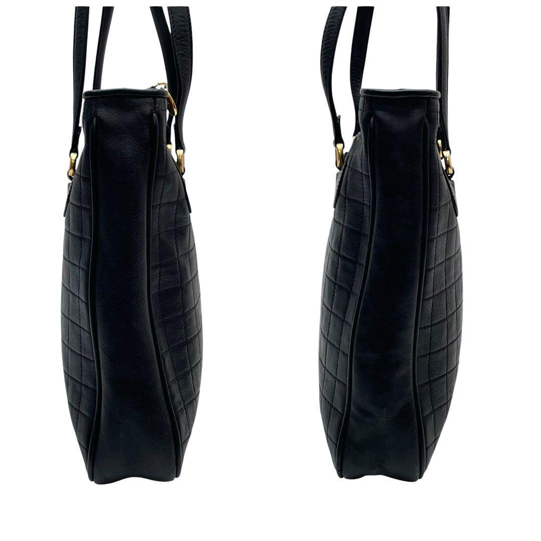 Celine Triomphe Quilted Leather Shoulder Tote — view 4