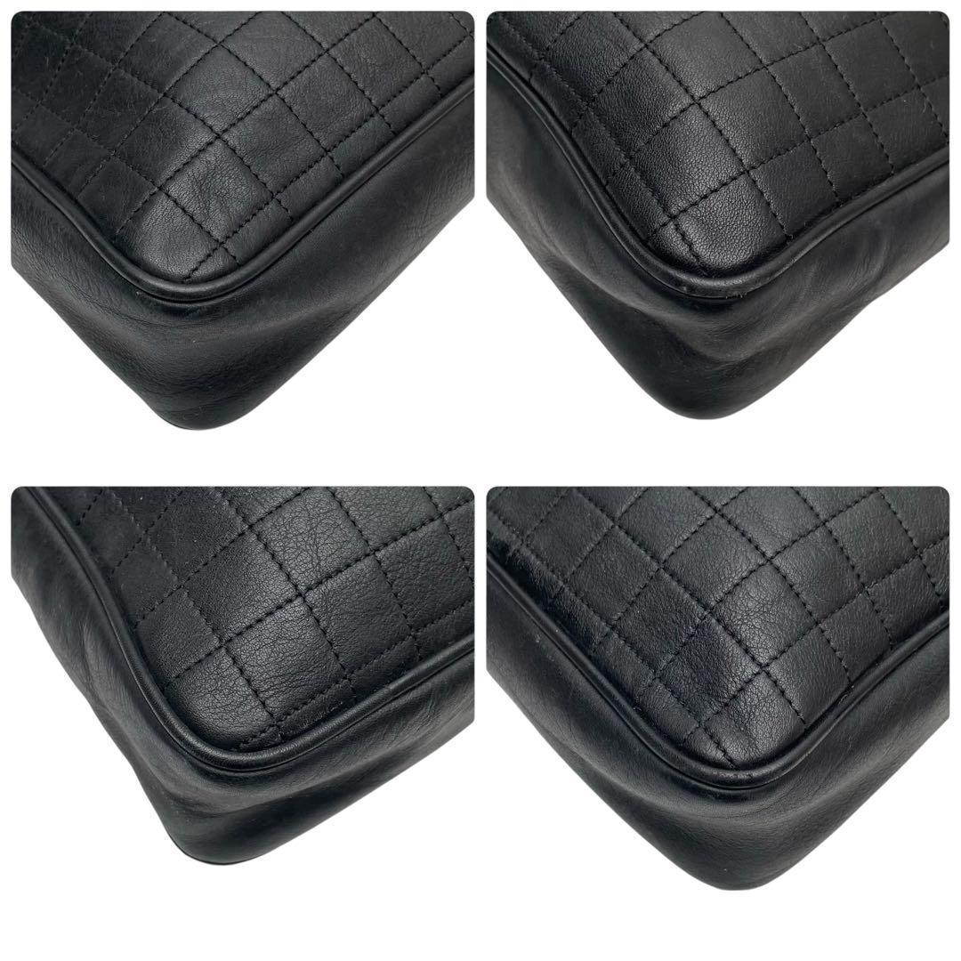 Celine Triomphe Quilted Leather Shoulder Tote — view 6