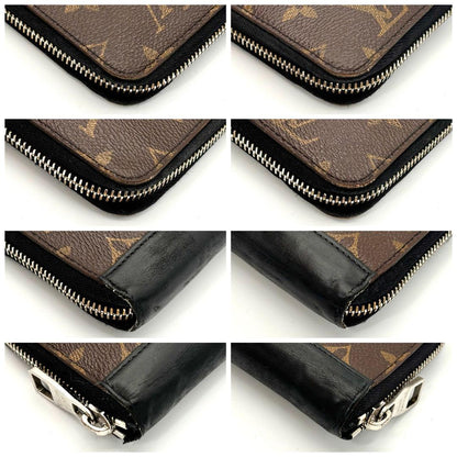 Louis Vuitton Wallet Monogram Macassar Zippy Vertical Brown — view 9