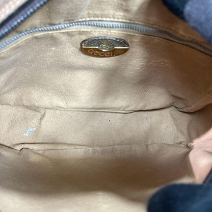 Gucci GG Shoulder Bag Brown Beige Logo Leather — view 5