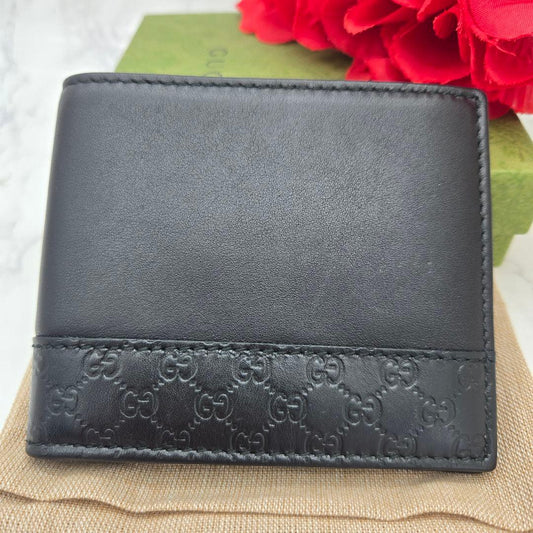 Gucci Billfold Folding Wallet Microshima GG