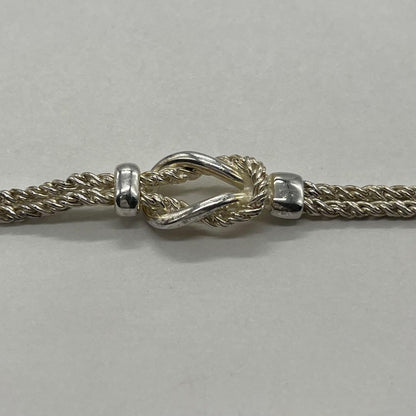 Tiffany & Co. Double Rope Center Knot Bracelet