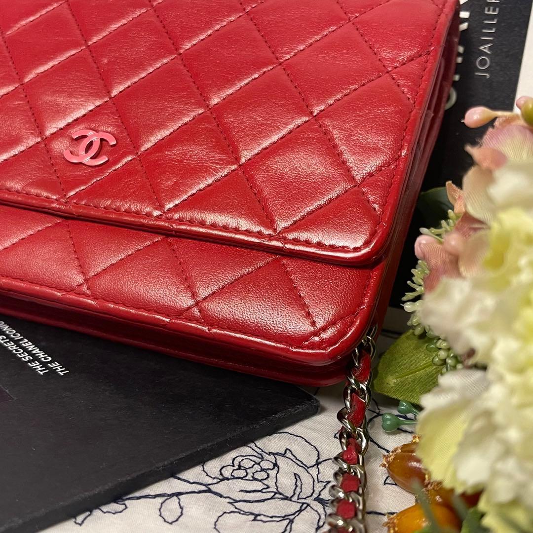 Chanel Chain Wallet Pink Coco Quilted — view 5