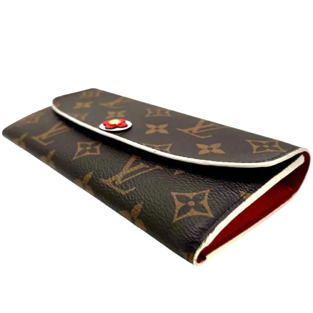Louis Vuitton Monogram Portefeuille Emily Flower Charm Wallet — view 6
