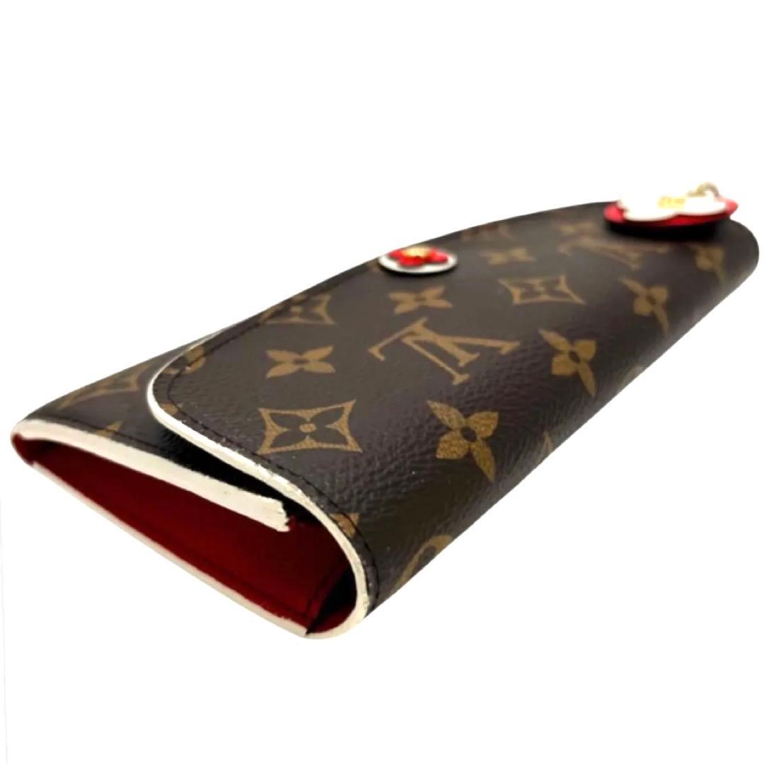 Louis Vuitton Monogram Portefeuille Emily Flower Charm Wallet — view 7