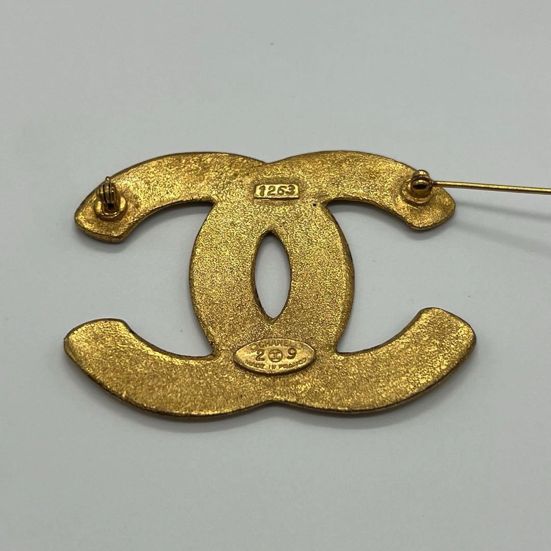 Chanel Coco Mark Brooch 1263 Vintage