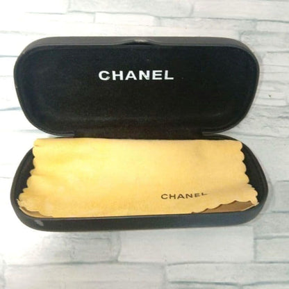 Chanel Sunglasses Silver Black Round Eyewear — view 9
