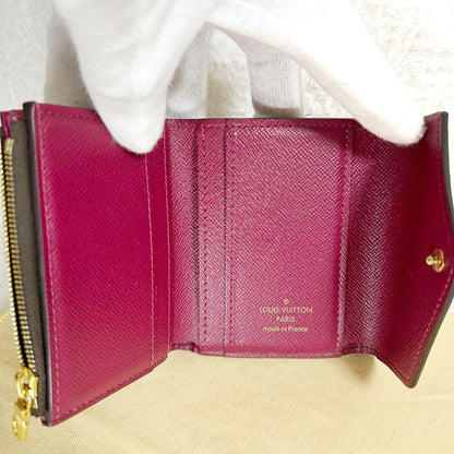Louis Vuitton Portefeuille Zoe Fuchsia Trifold Wallet