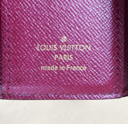 Louis Vuitton Portefeuille Zoe Fuchsia Trifold Wallet