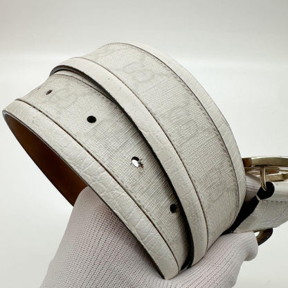 Gucci Interlocking GG Belt White — view 8