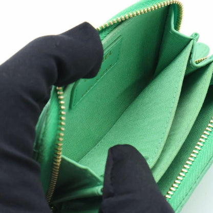 Chanel Classic Zip Coin Purse Green — view 3