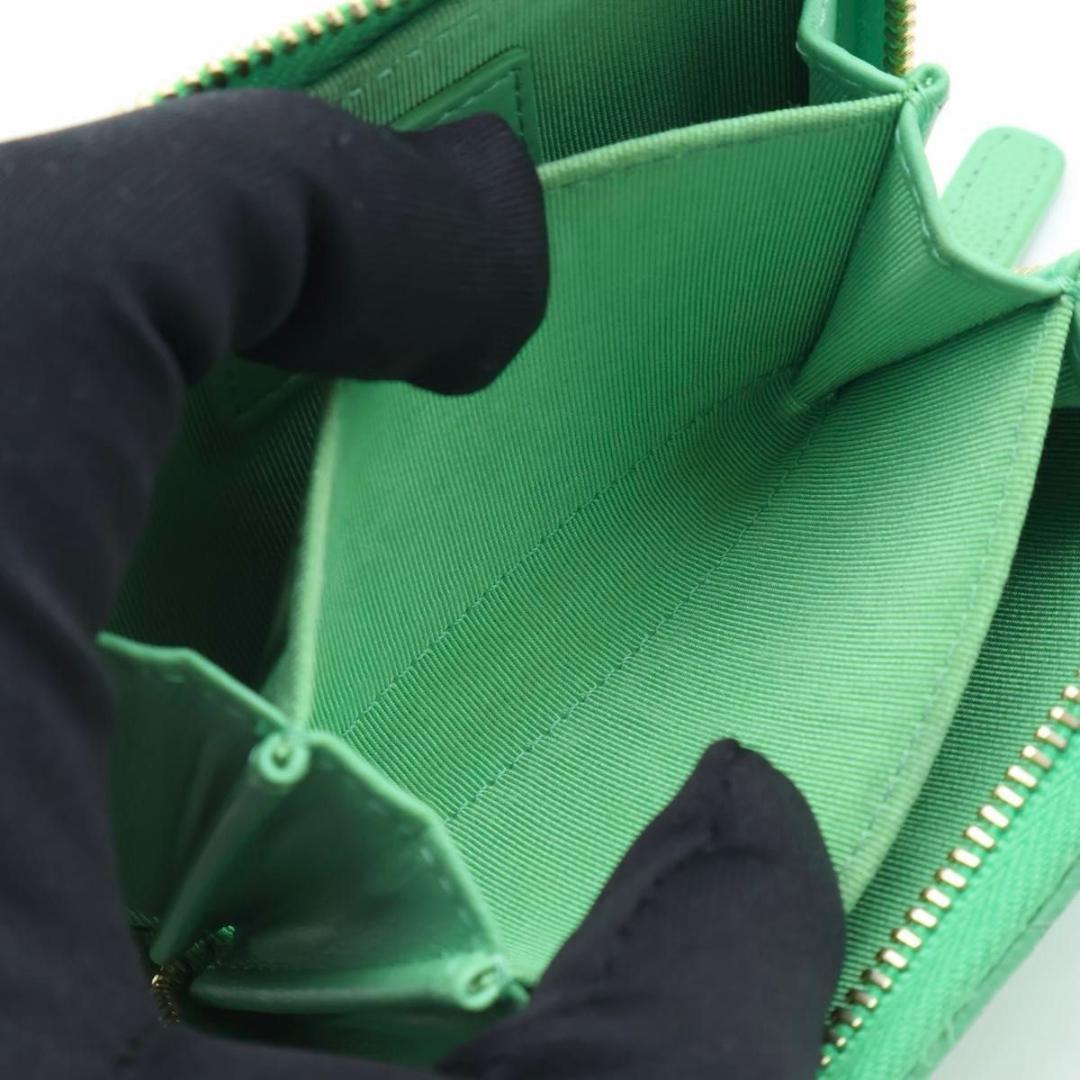 Chanel Classic Zip Coin Purse Green — view 4