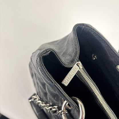 Chanel Matelasse GST Caviar Skin Chain Tote Bag