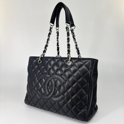 Chanel Matelasse GST Caviar Skin Chain Tote Bag