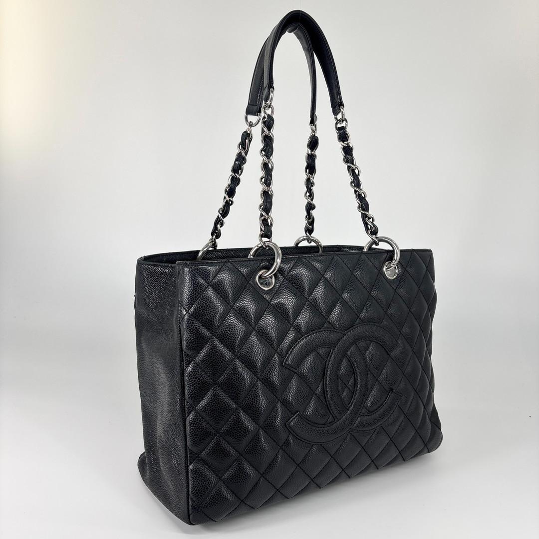 Chanel Matelasse GST Caviar Skin Chain Tote Bag